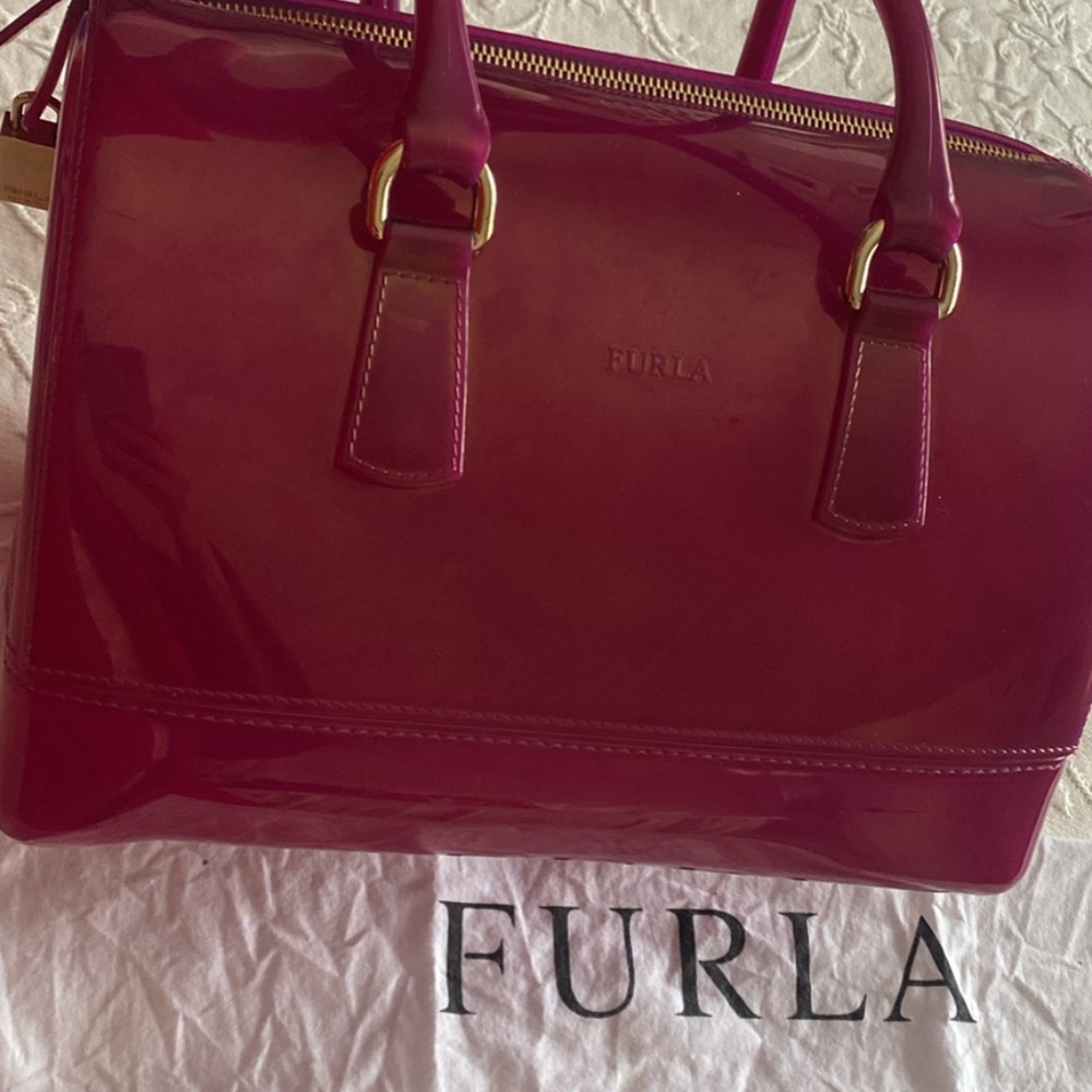 Furla Jelly Candy bag Satchel Barbie pink - Picture 4 of 12